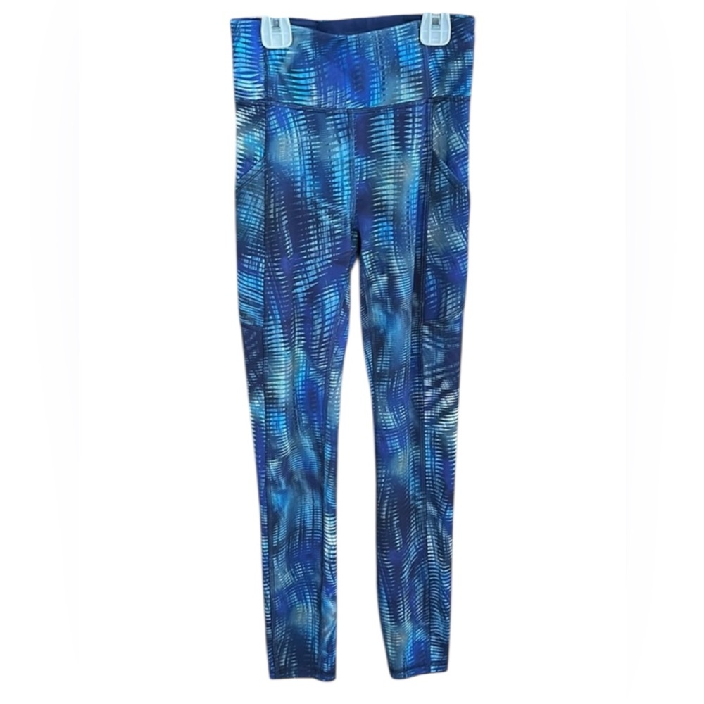 Lululemon Invigorate High Rise Tight 25” Foil Shapeshifter Flux Blue Multi